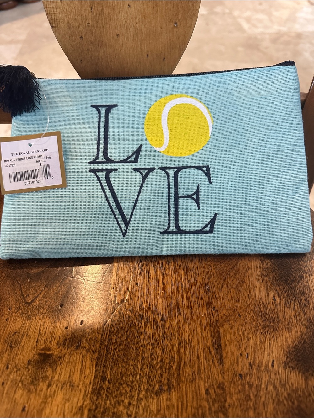 Tennis LOVE Cosmetic Pouch